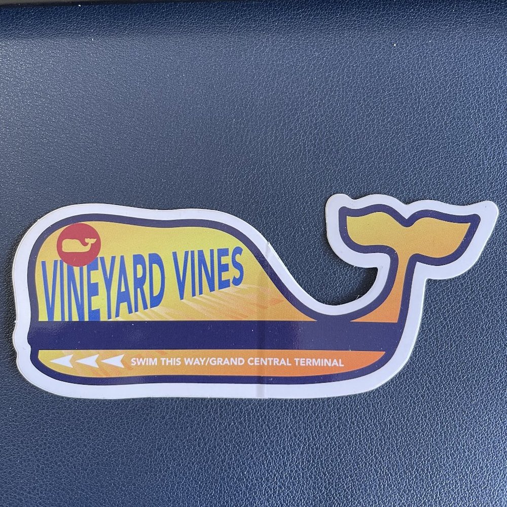 NYC Subway Card Vineyard Vines Sticker